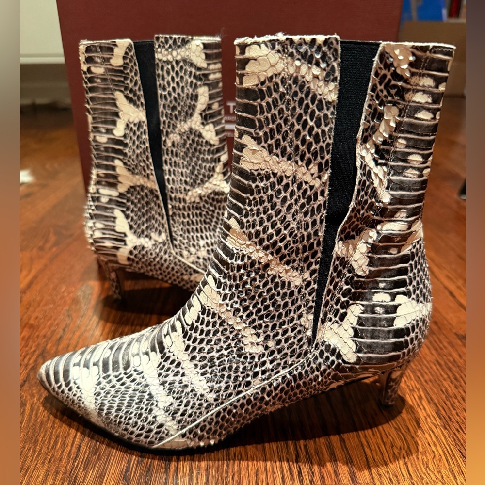 ATP Atelier leather snakeskin Women's Boots - Picture 5 of 5